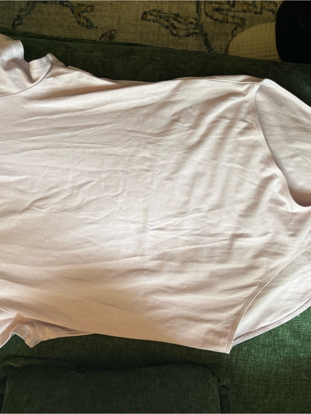 Soft Light Pink Turtleneck Top